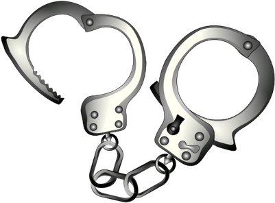 Handcuffs Open Clipart - Handcuffs Clipart Png (400x400), Png Download