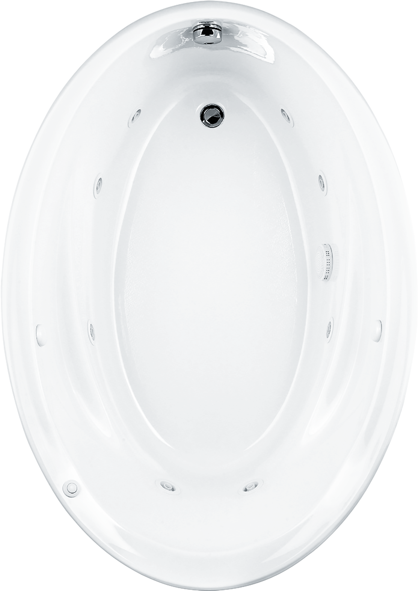 Savona 60 Inch By 42 Inch Oval Everclean - Bathtub (2000x2000), Png Download