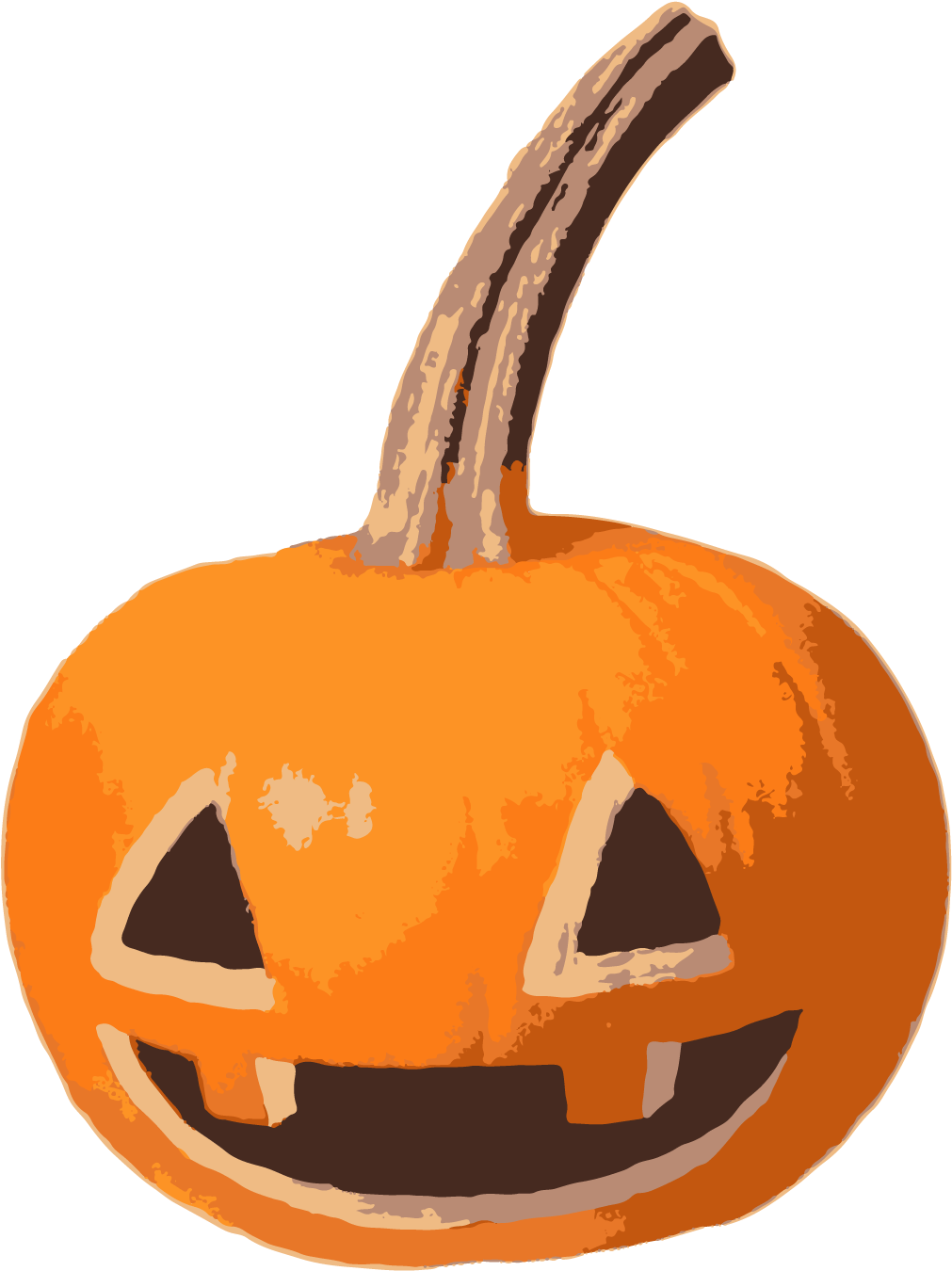 Jack O' Lantern Clip Art - Pixel Jack O Lantern (1013x1368), Png Download