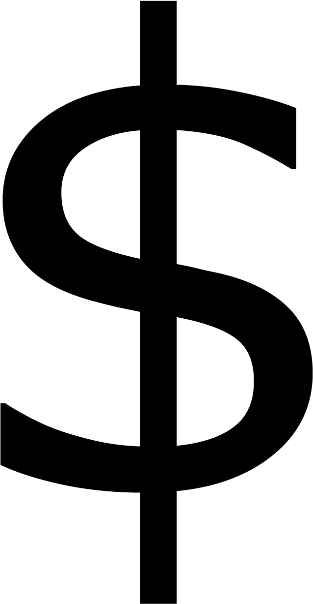 Transparent Background Dollar Icon (1500x1500), Png Download
