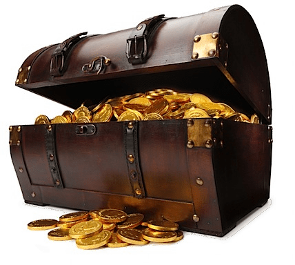 Treasure Chest - Tesoro Png (428x384), Png Download