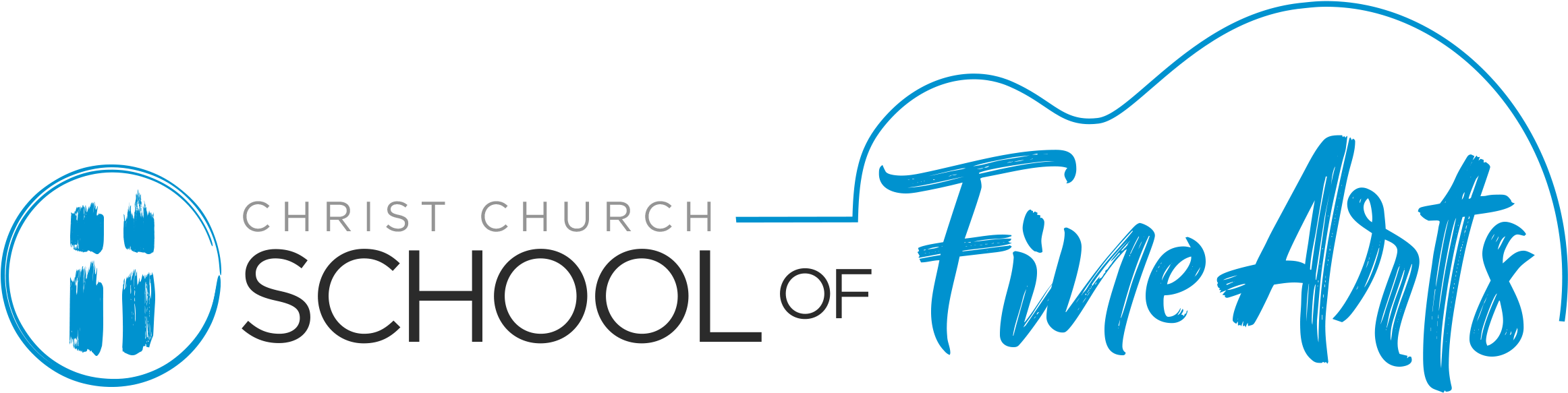 Christ Church School Of Fine Arts - Fine Arts (3000x900), Png Download