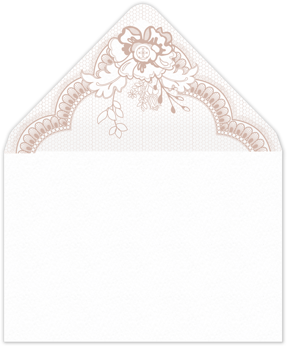Lace Reply Envelope - Arch (1200x1200), Png Download