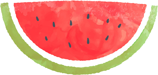 Watermelon Citrullus Lanatus Watercolor Painting Summer - Watercolor Hello Summer Png (709x372), Png Download
