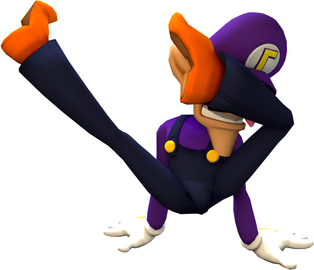 Dab Transparent Waluigi - Photograph (1080x1079), Png Download