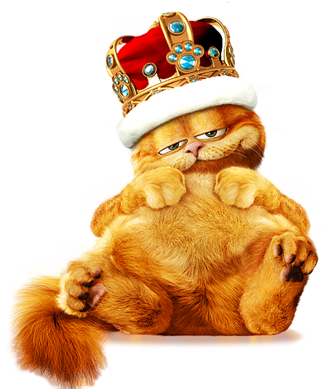 Garfield King (992x850), Png Download