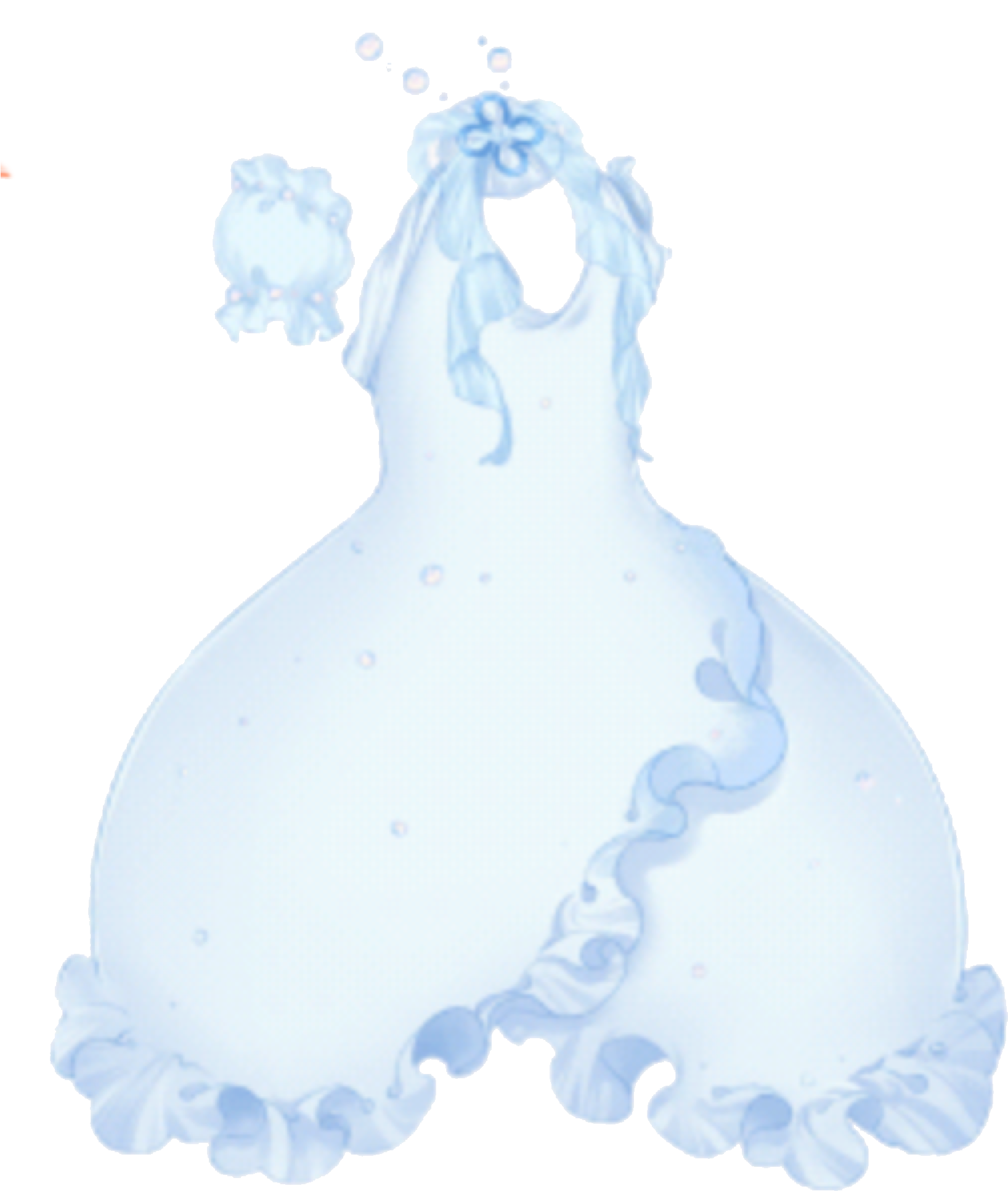 Jellyfish - Love Nikki Jellyfish Suit (1756x2048), Png Download