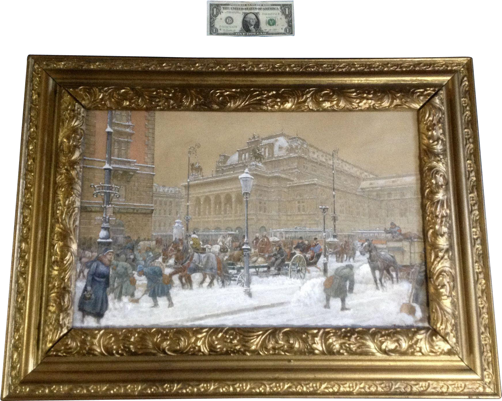 Franz Witt Vienna Opera House Austria New Years Eve, - Picture Frame (1735x1735), Png Download