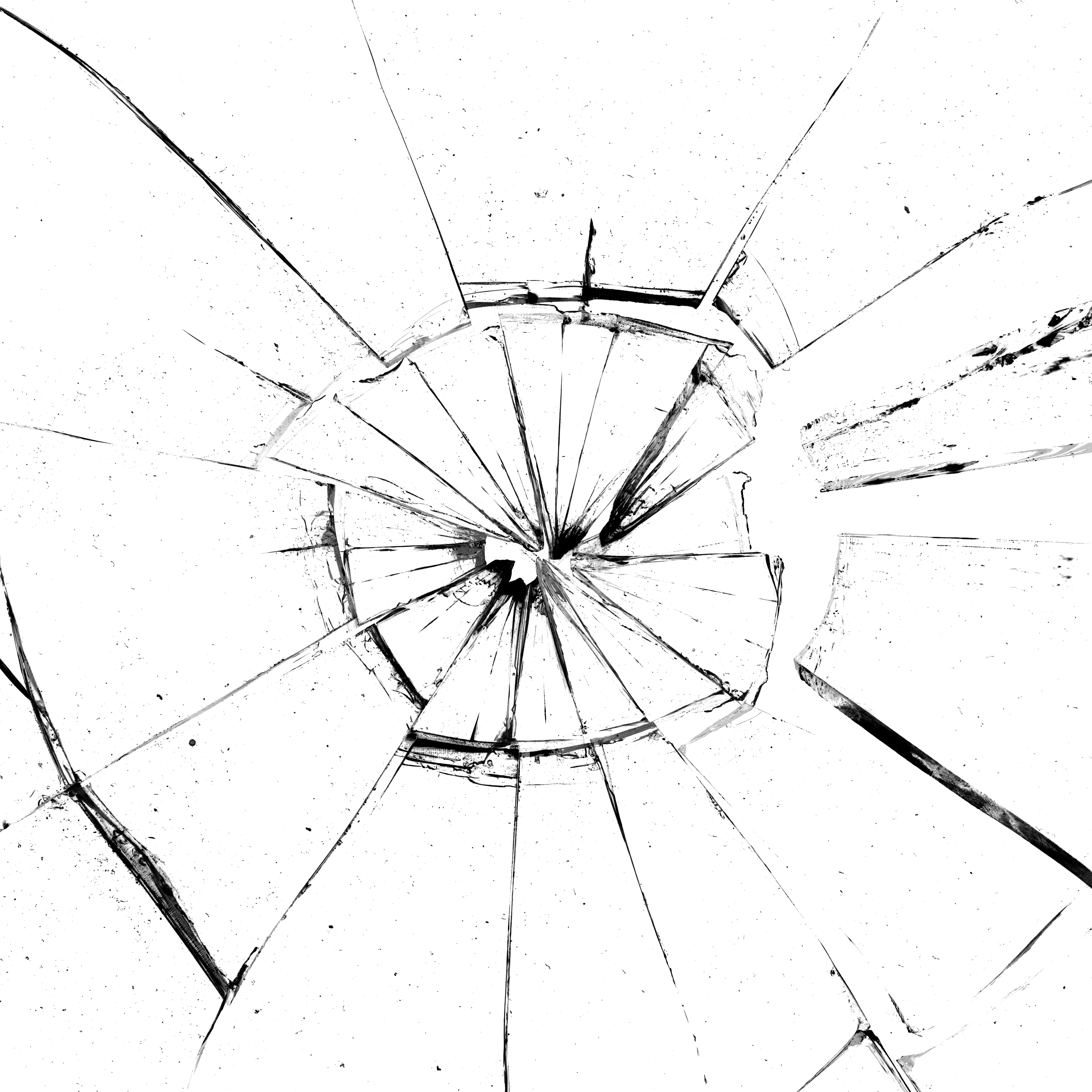 Разбитое Стекло Торт - Shattered Glass Png (2500x2500), Png Download