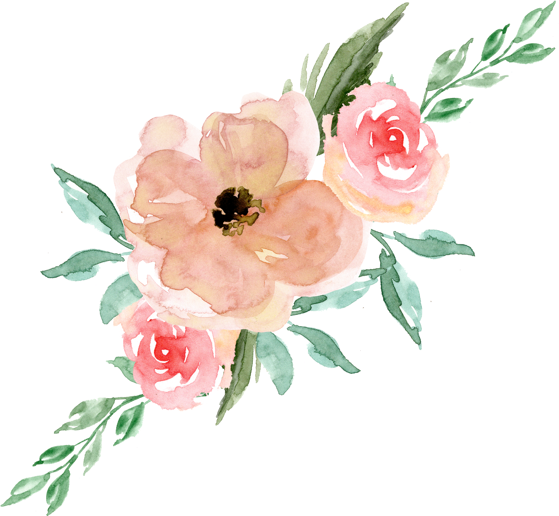Flower Bouquet (2000x2000), Png Download