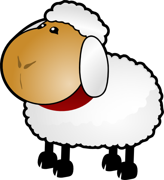 Sheepdog Clipart Transparent - Clip Art Lamb Chop (546x597), Png Download