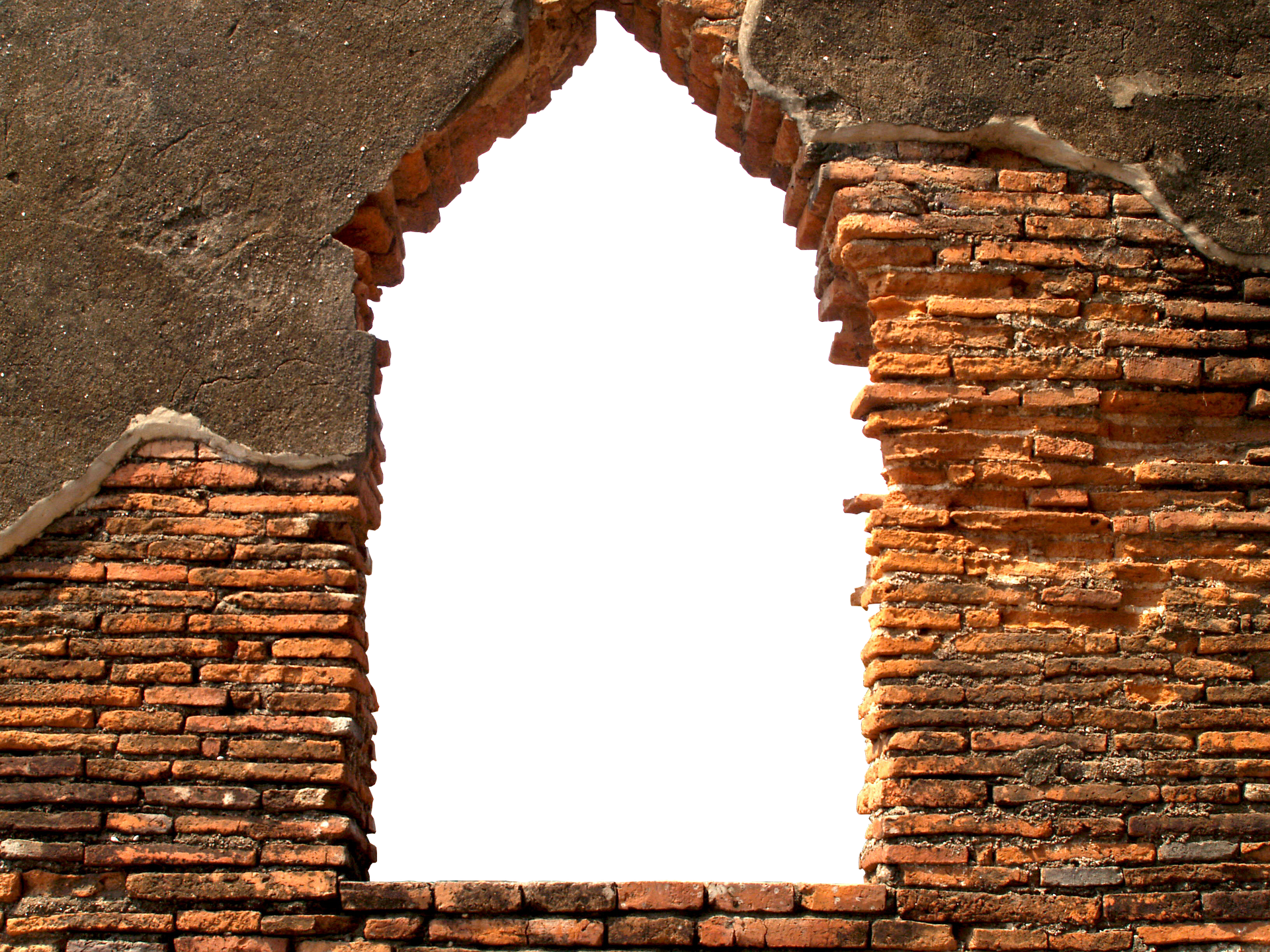 Wall, Opening, Bach Stone, Bricks - Framing (453x340), Png Download