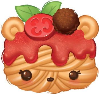 Pasta Num Hearty Spaghetti - Chocolate (445x430), Png Download