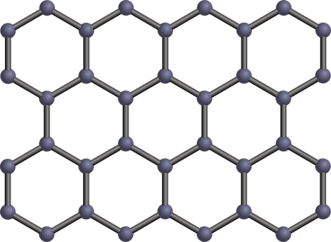 Graphene Graphite Benzene Chemistry Struct - Wearable Sensors For Plants (466x340), Png Download