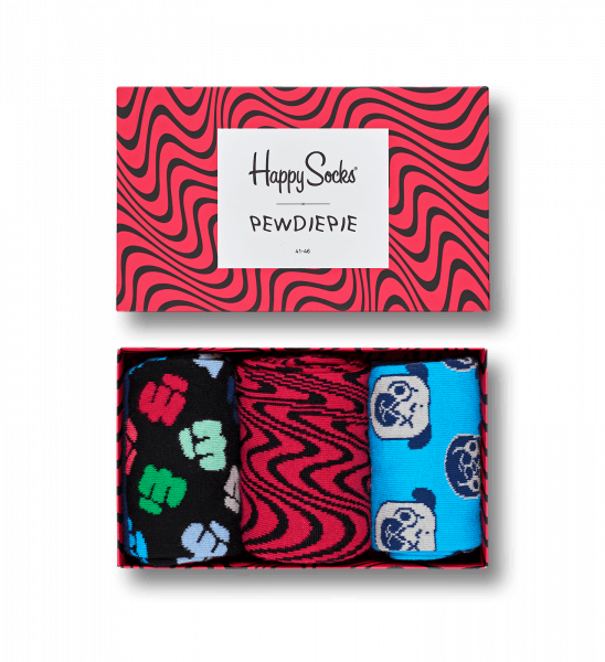 Happy Socks Joins Forces With Pewdiepie On An Exclusive - Pewdiepie Socks (548x600), Png Download