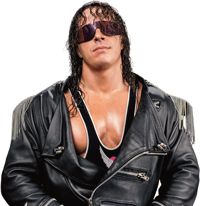 Bret Hart Pro - Bret The Hitman Hart (1000x707), Png Download