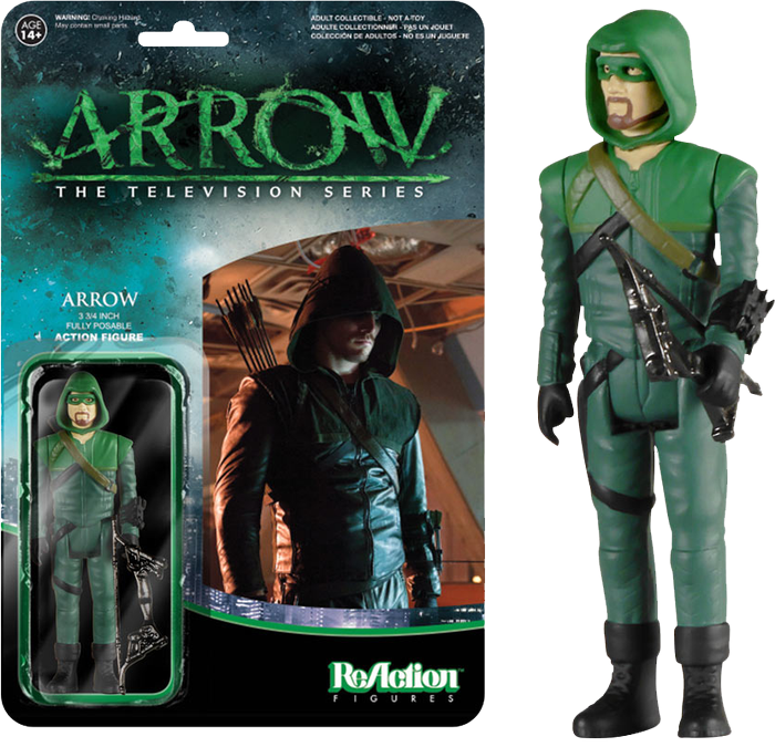 Green Arrow Reaction Figure [fun5362] - Funko Reaction Arrow Figures (700x675), Png Download