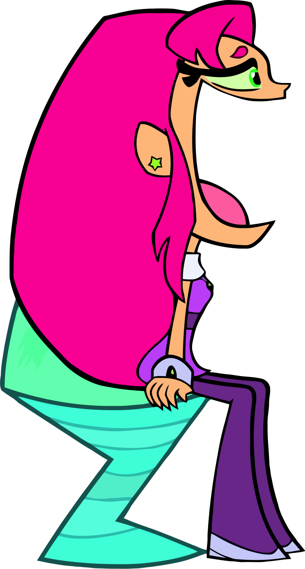 Starfire Vector - Teen Titans Go! (1029x1920), Png Download