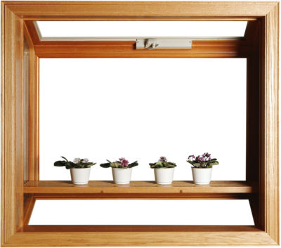 Window Frame Psd - Open Window Frame Psd (400x353), Png Download