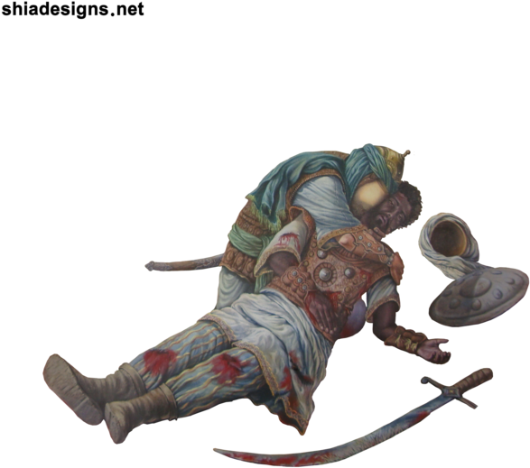 Imam Hussain And John Ibn Huwai ) Png By Shia-ali - Roza Imam Hussain Png (600x555), Png Download