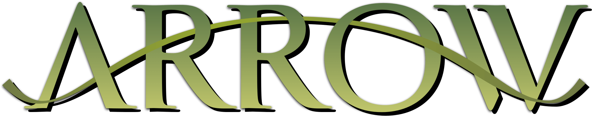 Something Bad Is Stirring Up Within The Cw's Arrow - Arrow Tv Series Png (2000x451), Png Download