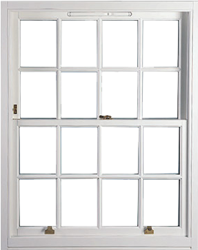 White Window Frame Png - 48 X 60 Double Hung Windows (320x400), Png Download
