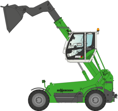 Sennebogen 355 E (458x359), Png Download