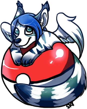 Pokeball Chibi - Twilonangel - Iphone (437x453), Png Download