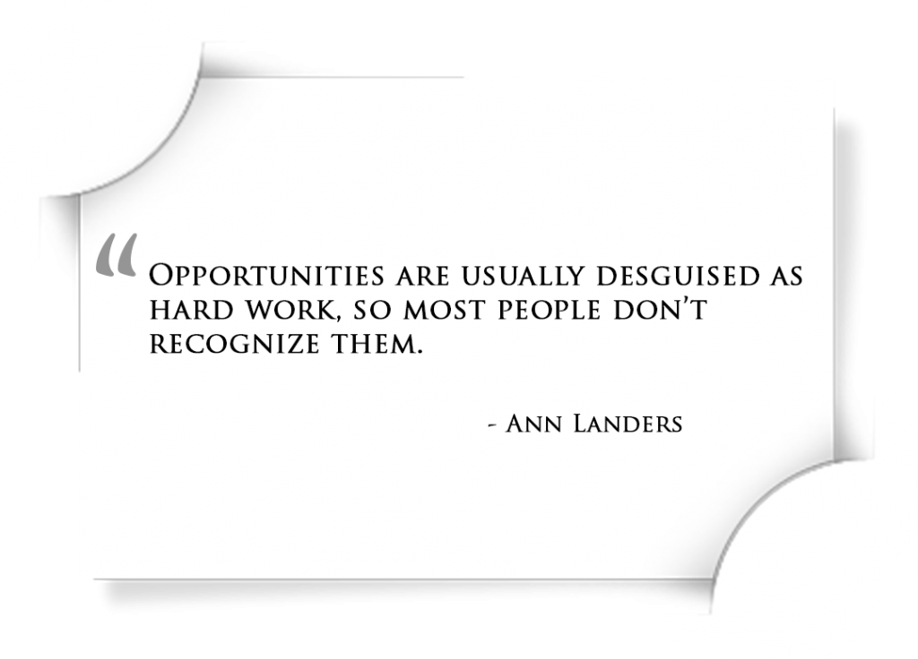 Opportunities Are Usually Disguised As Hard Work - Event (1024x736), Png Download