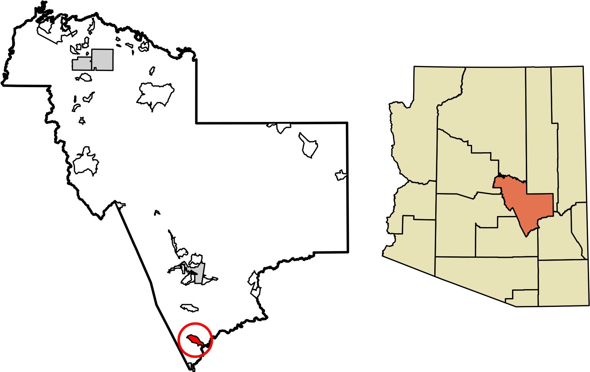 Open - Gila County, Arizona (2000x1287), Png Download