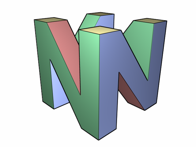 N64 Logo - N64 (640x480), Png Download