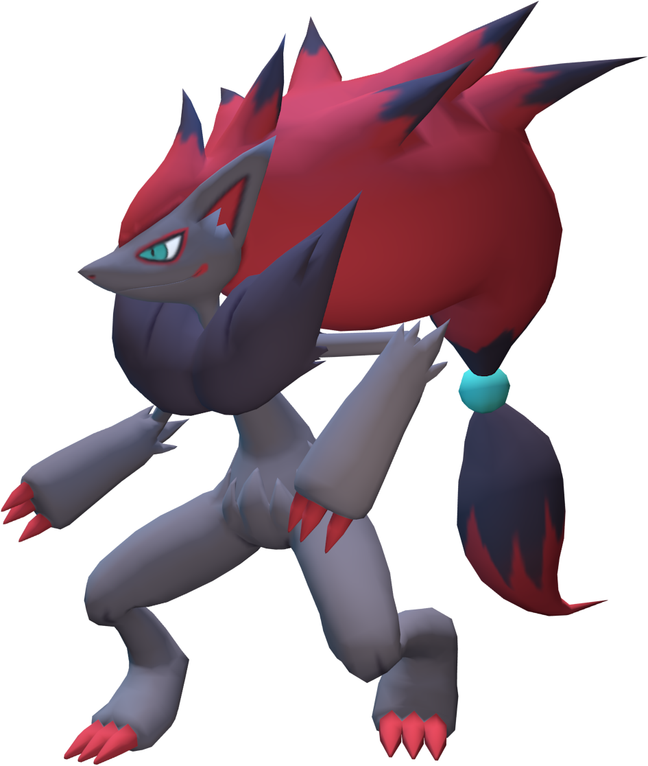 Ptwc Zoroark - Zoroark (945x1116), Png Download