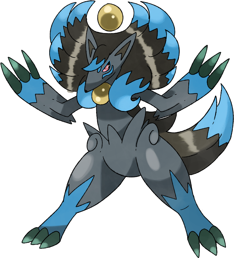 No Caption Provided - Zoroark Pokemon Shuffle (800x938), Png Download