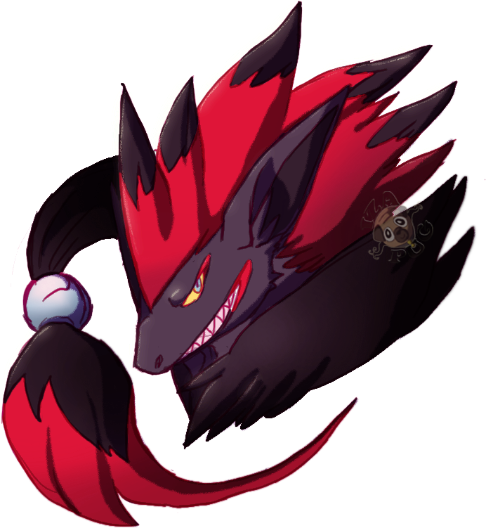 Explore These Ideas And More - Zoroark Demon (727x766), Png Download