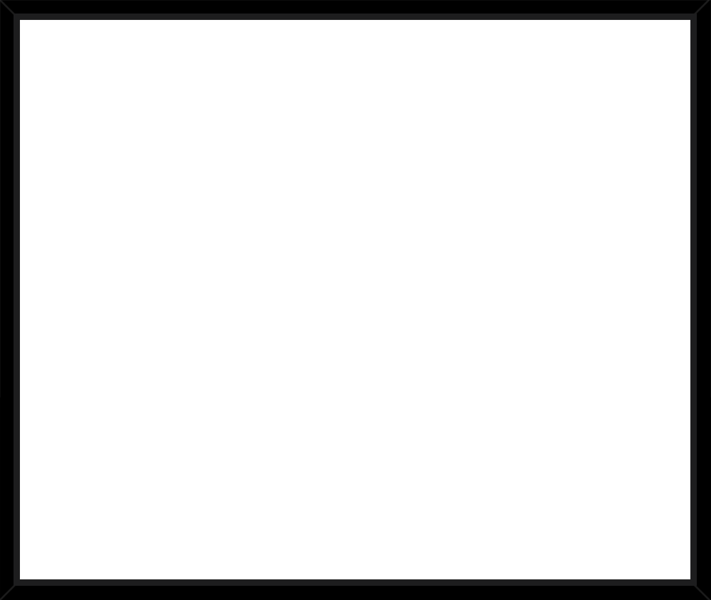 Black And Gold Frame Png - White With Black Outline (1000x844), Png Download