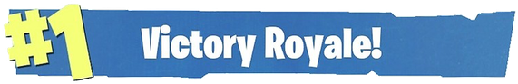 Top 1 Fortnite Png (602x249), Png Download