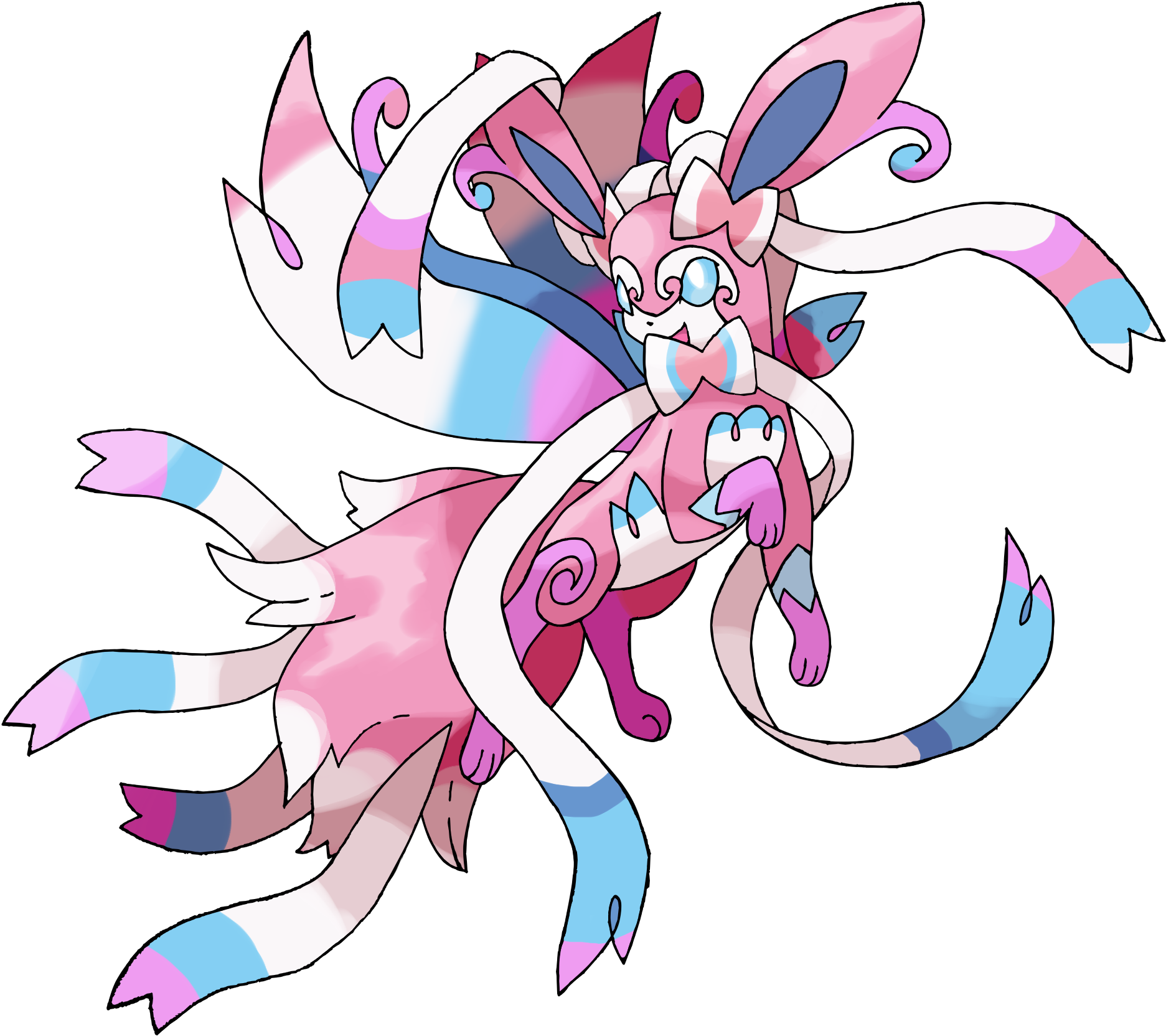 Photo - Mega Sylveon (530x398), Png Download