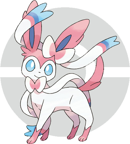 Pokemon Moon Nuzlocke Challenge - Anh Pokemon Sylveon (425x470), Png Download
