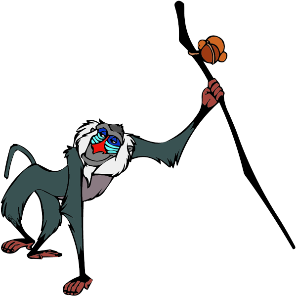 Rafiki - Rafiki The Lion King Characters (617x603), Png Download