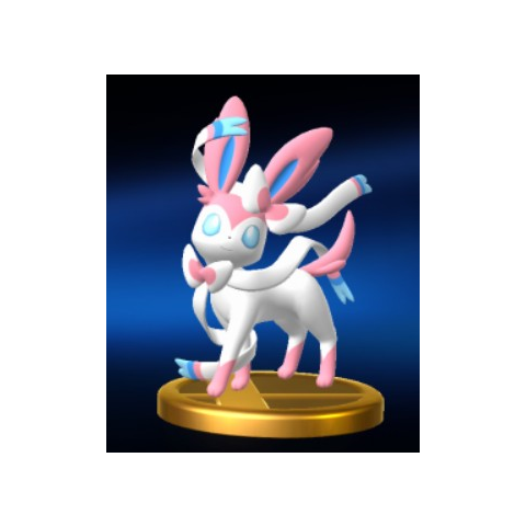 Sylveon Wikidex Fandom Powered By Wikia - Wii U (480x480), Png Download