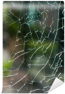 Broken Glass Background - Spider Web (400x400), Png Download