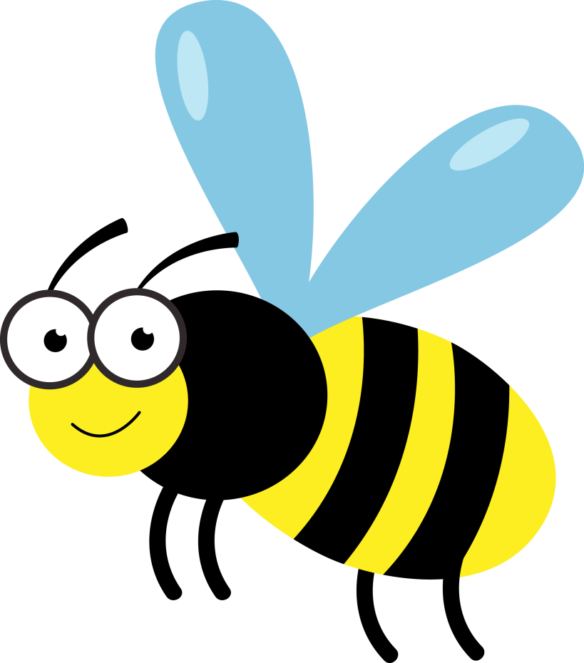 Gambar Kartun Bee - Transparent Background Bumble Bee Clip Art (819x930), Png Download