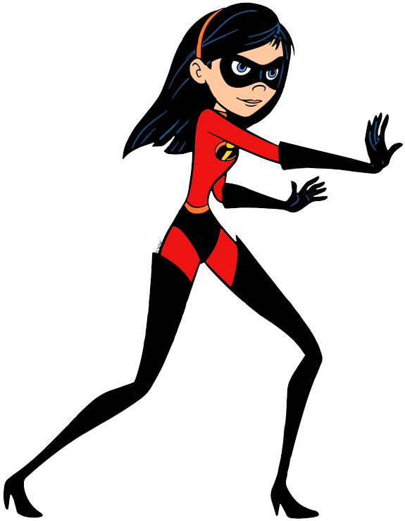 Incredibles Clip Art Disney Galore New Violet - Violet Parr (575x741), Png Download
