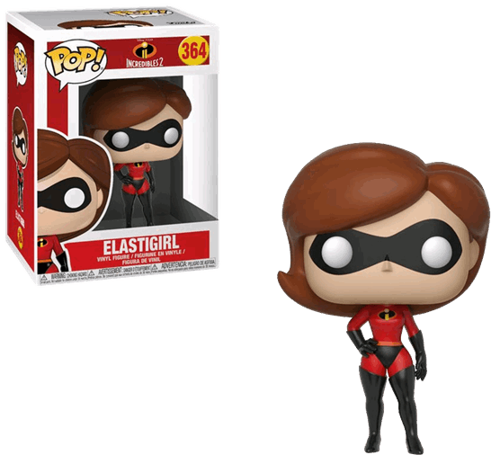 Disney Incredibles Incredible Pop Vinyl Figure Zing - Funko Pop Incredibles 2 Elastigirl (600x600), Png Download