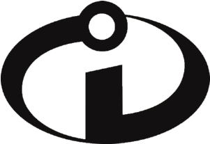 Incredibles Logo Black Transparent (504x507), Png Download