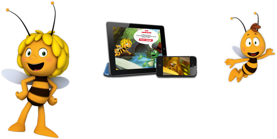 Sublayer Sublayer - Biene Maja Mau Mau Toys/spielzeug (1050x650), Png Download