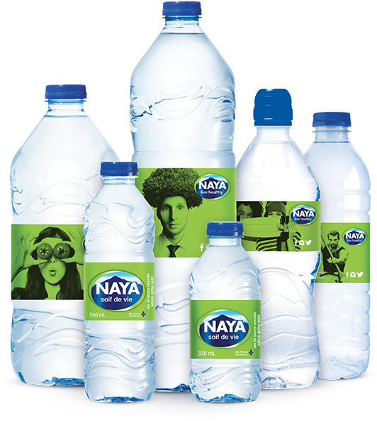 Naya Natural Spring Water - Bouteille D Eau Naya (590x750), Png Download