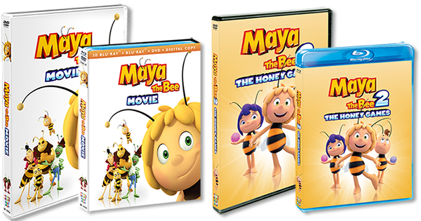 Own On Dvd & Blu-ray - Maya The Bee (widescreen) (600x315), Png Download