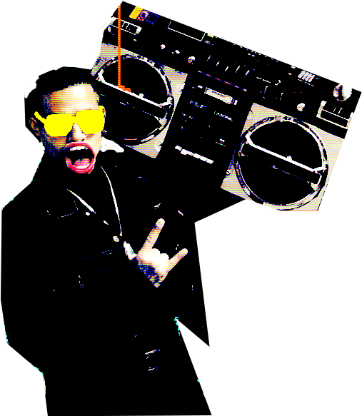 Whis This - Ghetto Blaster (516x598), Png Download