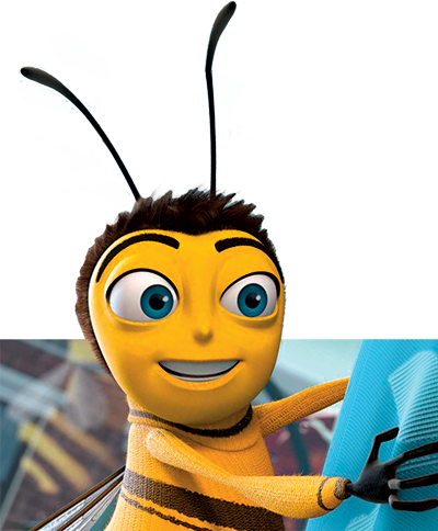 Bee Movie Barry Barry Bee Benson, L'ape - Bee Movie Ape (400x484), Png Download